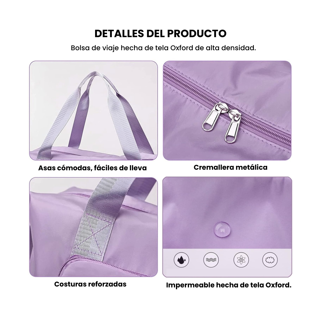 TravelBag™ – Tu bolsa de viaje plegable, impermeable y expandible