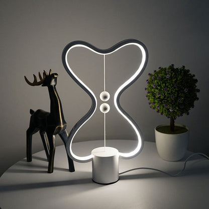 Lámpara Led de 7 colores para equilibrar la luz nocturna, alimentada por USB