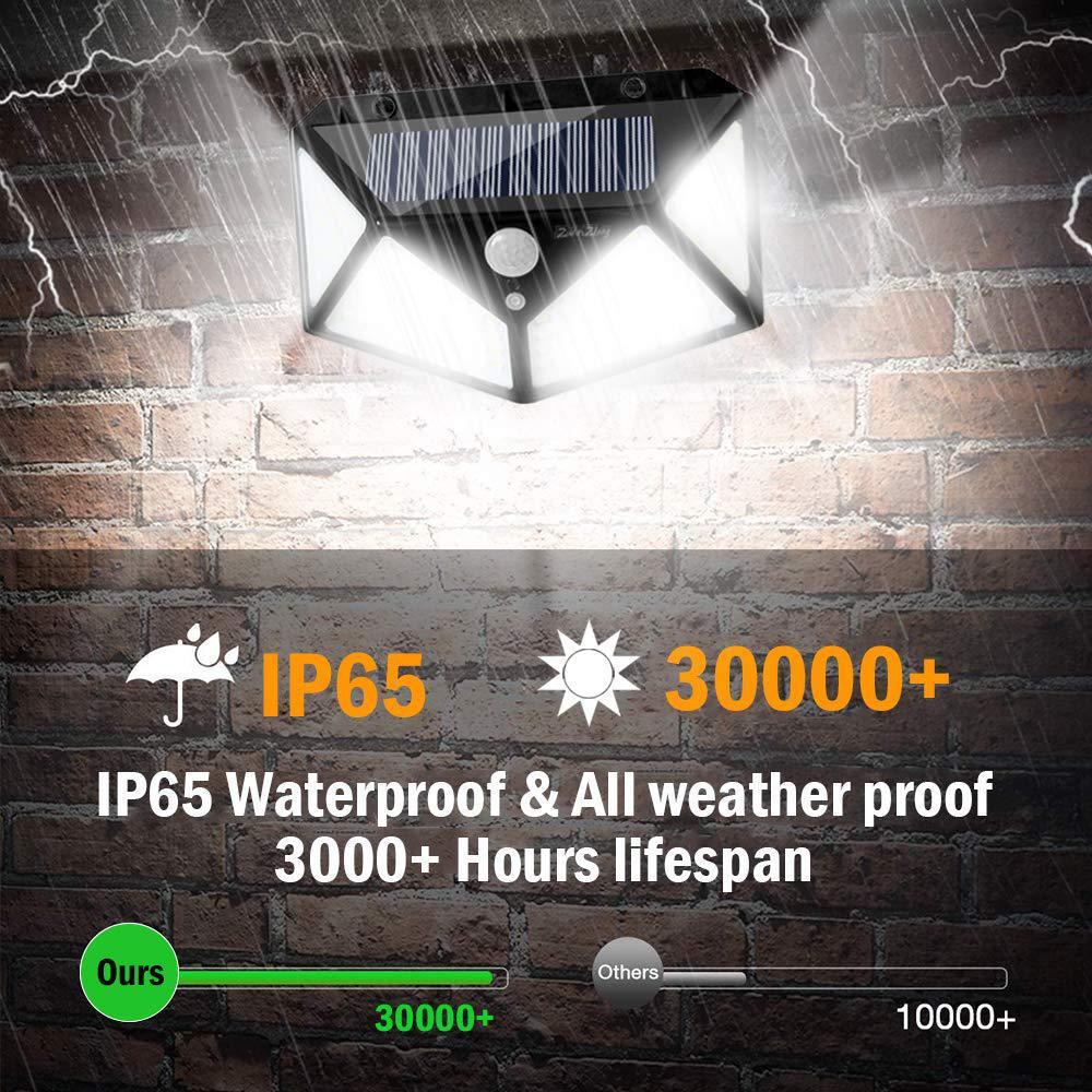 Lámpara solar LED para pared