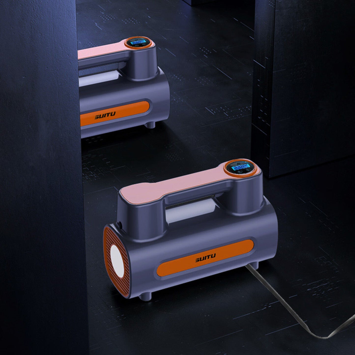 Compresor de Aire Portátil 12V para Coche – Inflador Eléctrico de Neumáticos