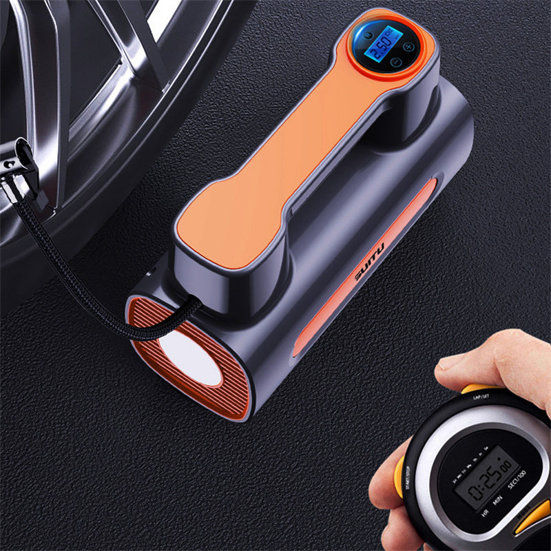 Compresor de Aire Portátil 12V para Coche – Inflador Eléctrico de Neumáticos