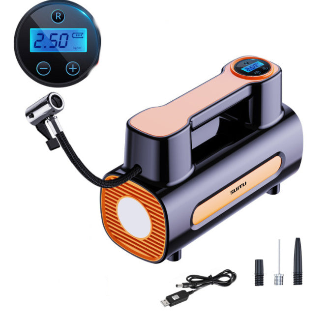 Compresor de Aire Portátil 12V para Coche – Inflador Eléctrico de Neumáticos
